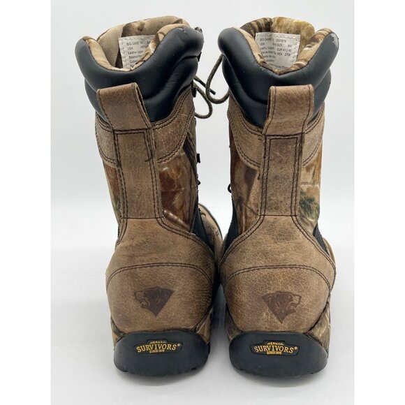 Herman Survivors 1000 Gram Thinsulate Insulated Waterproof Camo Hunting Boots Si - Picture 5 of 10